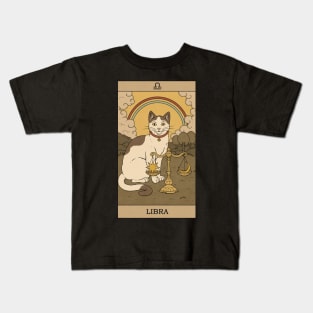 Libra Cat Kids T-Shirt